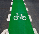 Bicycle lane - see page text for details
