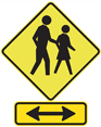 Pedestrian crossing ahead - see page text for details